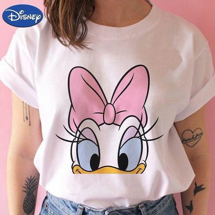 Unisex Short Sleeve T-Shirt: Daisy Duck Unisex Short Sleeve T-Shirt: Daisy Duck