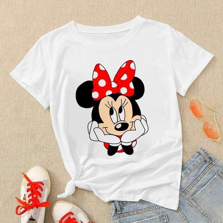 Unisex Short Sleeve T-Shirt: Minnie Mouse Unisex Short Sleeve T-Shirt: Minnie Mouse