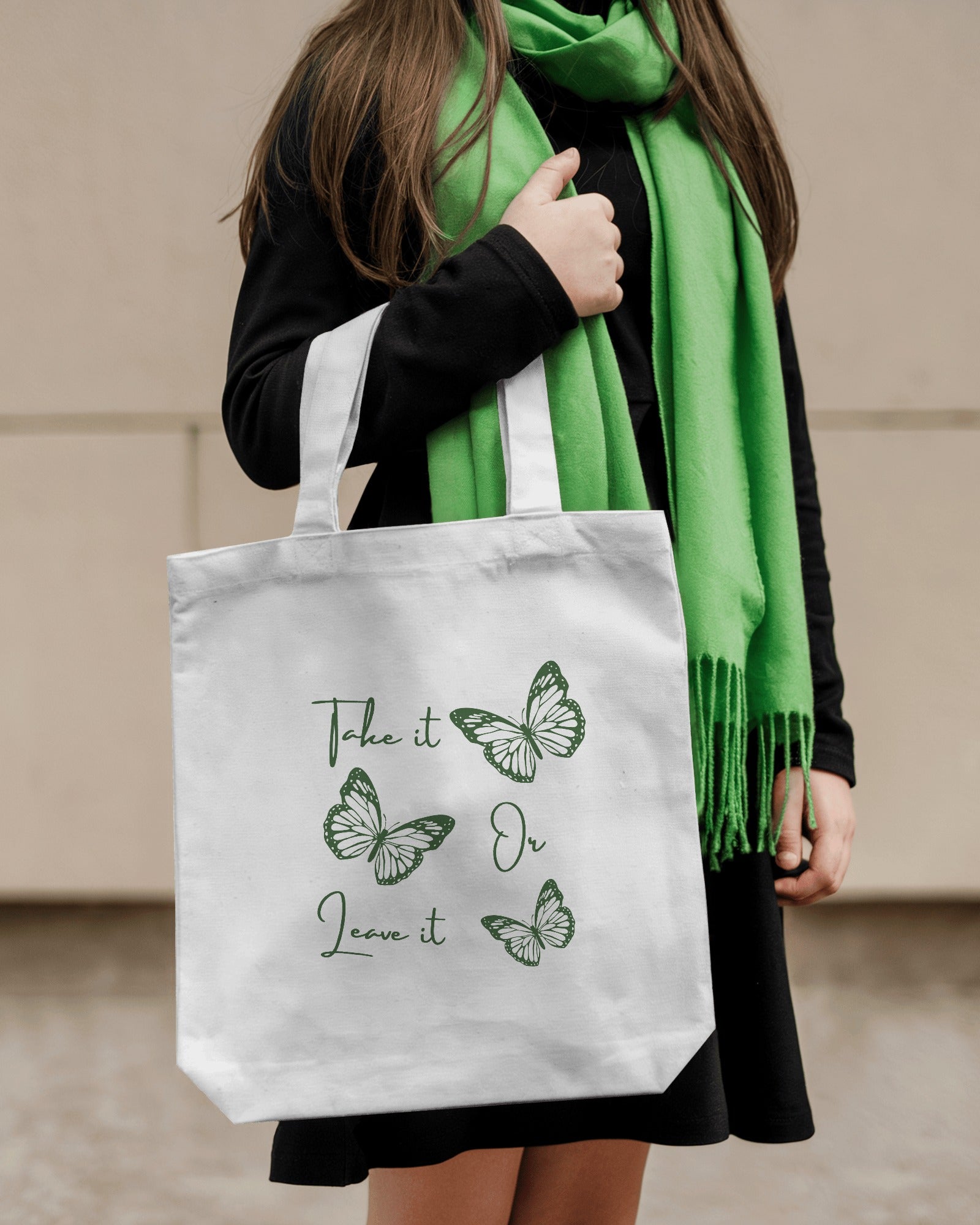 Canvas Tote Bag:Take it Canvas Tote Bag:Take it