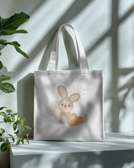 Canvas Tote Bag: Rabbit