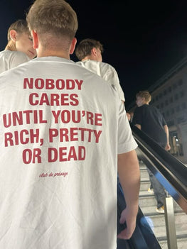 Unisex Short Sleeve T-shirt: Nobody cares