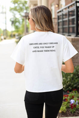 Unisex Short Sleeve T-shirt: Make dreams real