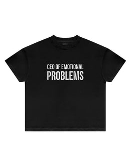 Unisex Short Sleeve T-shirt:CEO OF EMOTIONAL PROBLEMS
