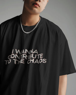 Unisex Short Sleeve T-Shirt: I wanna contribute to Chaos