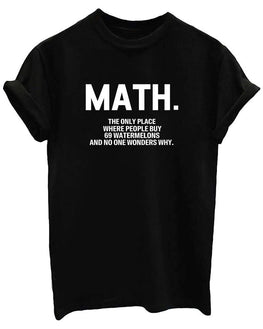 Unisex Short Sleeve T-shirt: Math