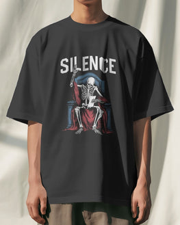 Unisex Short Sleeve T-Shirt: Skeleton Silence
