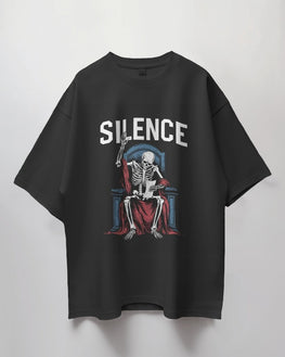 Unisex Short Sleeve T-Shirt: Skeleton Silence