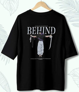 Unisex Short Sleeve T-shirt: Behind Anime