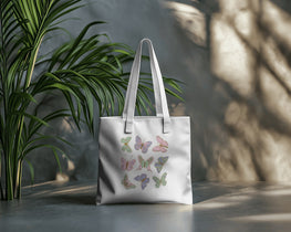 Canvas Tote Bag: Butterflies