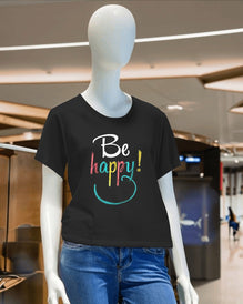 Unisex Short Sleeve T-Shirt: Be Happy