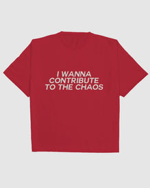 Unisex Short Sleeve T-Shirt: I wanna contribute to Chaos