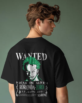 Unisex Short Sleeve T-Shirts: Roronoa Zoro Poster